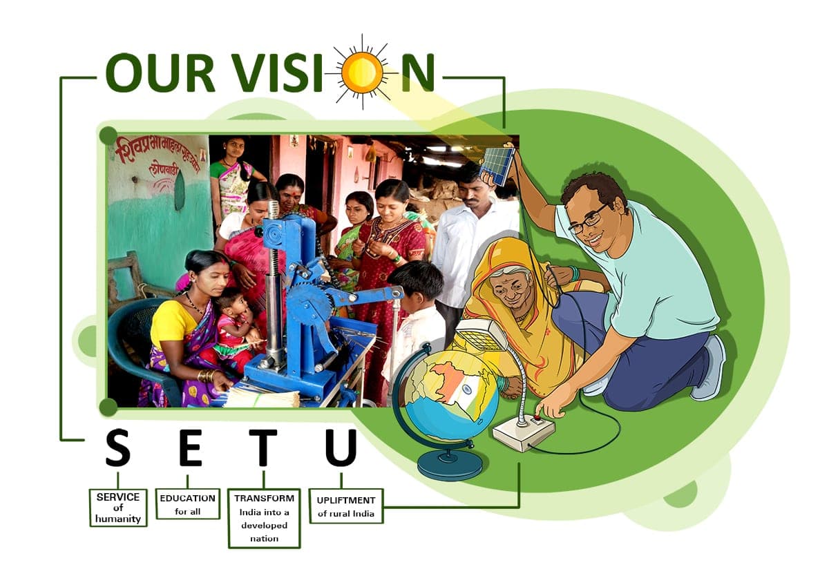 Shivprabha SETU Vision: Service of humanity, Education for all, Transform India, Upliftment of rural India